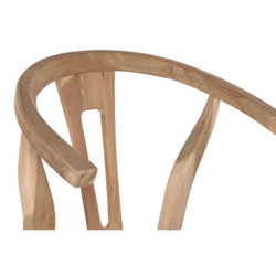 Stool DKD Home Decor Natural Teak 52 x 55 x 98 cm