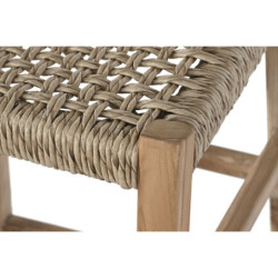 Stool DKD Home Decor Natural Teak 52 x 55 x 98 cm