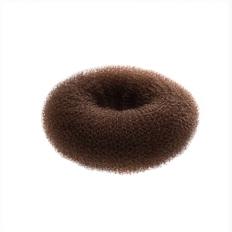 Doughnut Hair Bun Eurostil Filling Brown