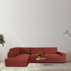 Sofa Cover Eysa JAZ Dark Red 110 x 120 x 500 cm