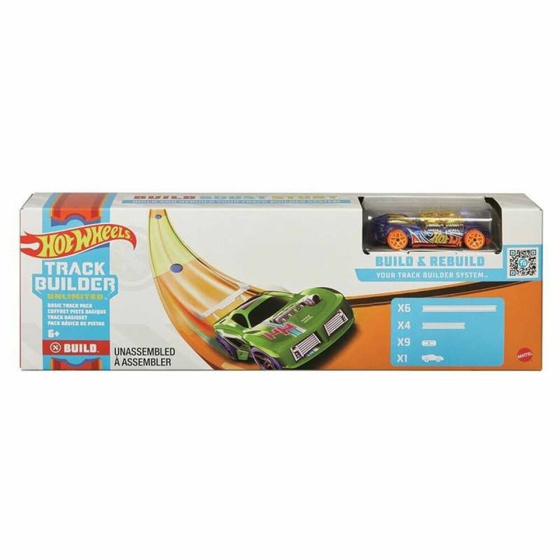 Racetrack Hot Wheels Track Builder 10 Pieces