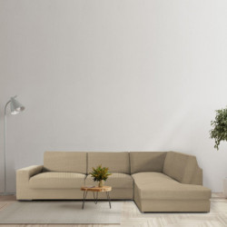 Sofa Cover Eysa JAZ Beige 110 x 120 x 500 cm