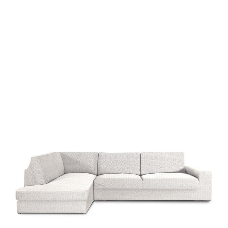 Sofa Cover Eysa JAZ White 110 x 120 x 500 cm