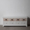 Sideboard LOVE 129 x 40 x 47 cm White Fir wood