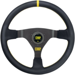 Racing Steering Wheel OMP OD/1980/N Ø 35 cm Black/Yellow Black