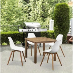 Garden chair White 50 x 55 x 85,5 cm (4 Pieces)