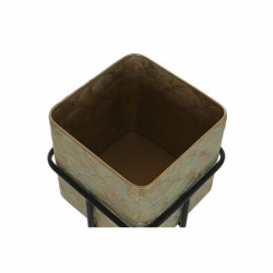 Set of Planters DKD Home Decor Metal 34 x 34 x 76 cm (2 Units)