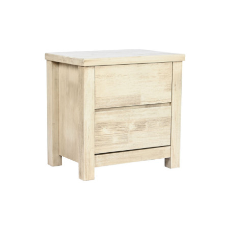 Nightstand Home ESPRIT Natural Acacia 60 x 42 x 60 cm