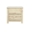 Nightstand Home ESPRIT Natural Acacia 60 x 42 x 60 cm