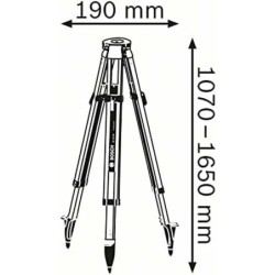 Portable tripod BOSCH BT 170 HD