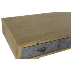 Console DKD Home Decor Fir Grey Metal (120 x 48.5 x 78 cm)