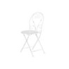 Table set with 2 chairs Home ESPRIT White 60 x 60 x 70 cm