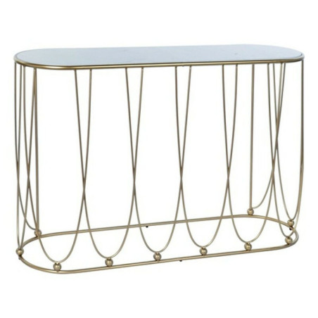 Console DKD Home Decor Golden Metal Marble 115 x 35 x 78 cm