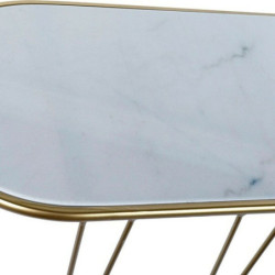 Console DKD Home Decor Golden Metal Marble 115 x 35 x 78 cm