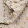 Carpet White Natural 70 % cotton 30 % Jute 200 x 290 cm