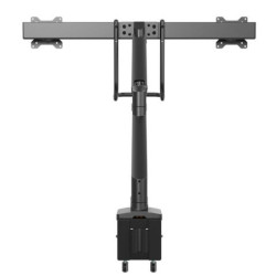 Screen Table Support Startech ARMSLIMDUAL2USB3 17"-32" Black