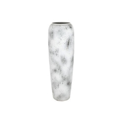 Vase Home ESPRIT White Black Ceramic 36 x 36 x 120 cm