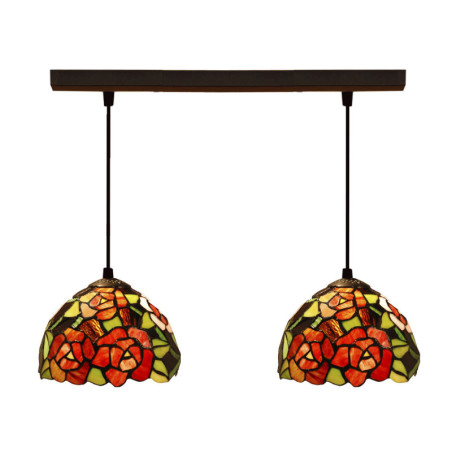 Ceiling Light Viro Red Iron 60 W 50 x 20 x 20 cm