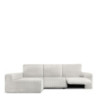 Left long arm chaise longue cover Eysa JAZ White 180 x 120 x 360 cm