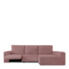 Right long arm chaise longue cover Eysa JAZ Pink 180 x 120 x 360 cm