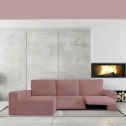 Left long arm chaise longue cover Eysa JAZ Pink 180 x 120 x 360 cm