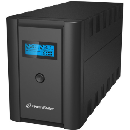 Uninterruptible Power Supply System Interactive UPS Power Walker PowerWalker VI 2200 LCD/FR 1200 W