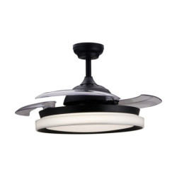 Ceiling Fan with Light Philips Atlas Black 35 W 28 W 4500 Lm (2700 K)