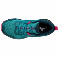 Sports Trainers for Women Mizuno Wave Mujin 8 Turquoise