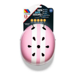 Baby Helmet Moltó Pink White 48-53 cm