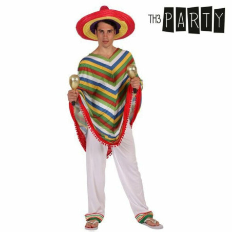 Costume for Adults Th3 Party Multicolour (2 Pieces)