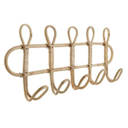 Wall mounted coat hanger DKD Home Decor Tropical 50 x 8 x 20 cm