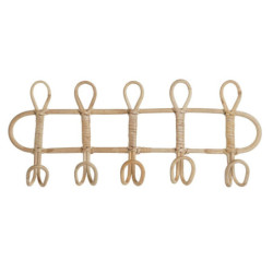 Wall mounted coat hanger DKD Home Decor Tropical 50 x 8 x 20 cm