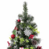 Christmas Tree Red Multicolour Plastic Pineapples 60 cm