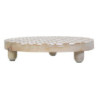 Planter White Mango wood 22,5 x 22,5 x 6 cm