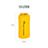 Waterproof Sports Dry Bag Sea to Summit Ultra-Sil Yellow 13 L