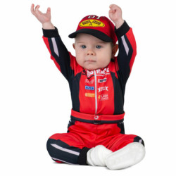 Costume for Babies My Other Me Race Driver Red (2 Pieces)