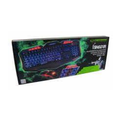 Keyboard and Mouse Esperanza EGK3000 Black