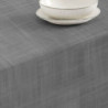 Stain-proof resined tablecloth Belum Liso Dark grey 140 x 140 cm