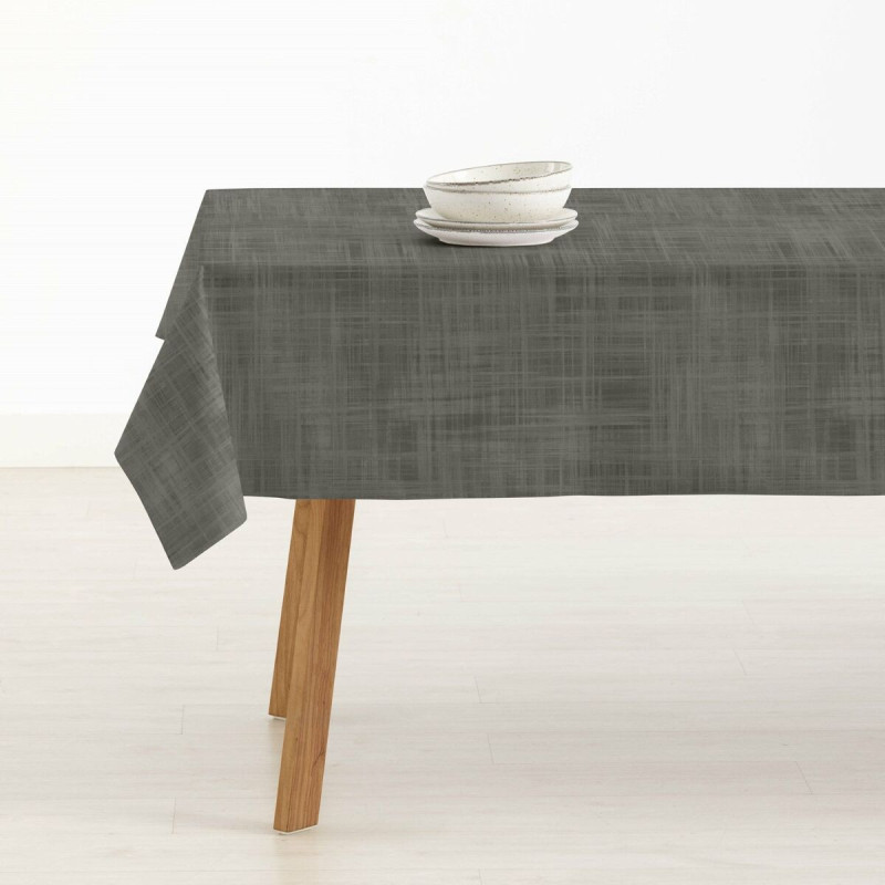 Stain-proof resined tablecloth Belum Liso Taupe 140 x 140 cm