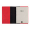 Diary Finocam Duoband 2024 Red A5 15,5 x 21,2 cm