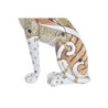 Decorative Figure DKD Home Decor 15 x 8 x 25 cm Orange White Leopard Colonial