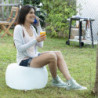 Inflatable Seat with Multicolour LED and Remote Control Pulight InnovaGoods