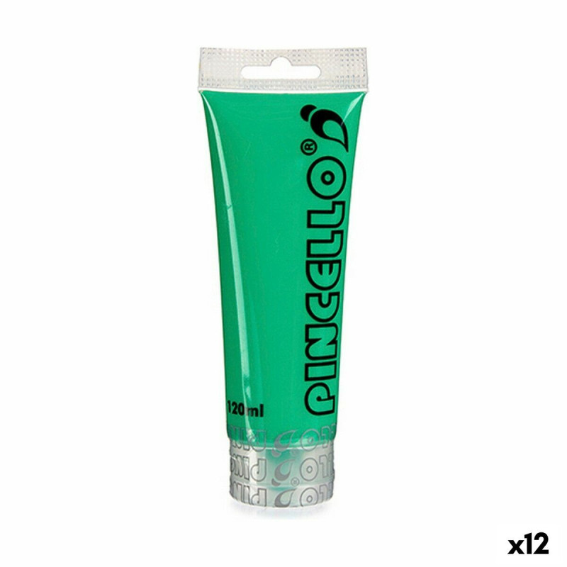 Acrylic paint 120 ml Light Green (12 Units)