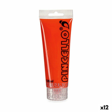 Acrylic paint Red 120 ml (12 Units)