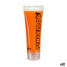 Acrylic paint Orange 120 ml (12 Units)