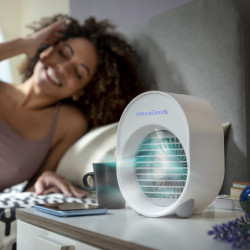 Mini Ultrasound Air Cooler-Humidifier with LED Koolizer InnovaGoods