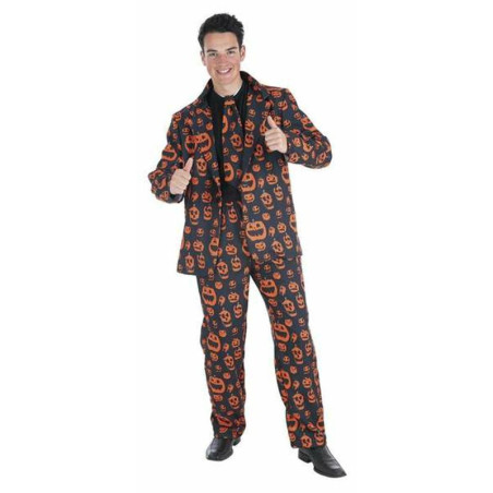 Costume for Adults M/L Pumpkin Suit (3 Pieces)