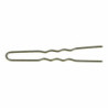 Bun hairpins Eurostil 400 HORQ.INVISIBLES Bronze (400 uds)(65 mm)