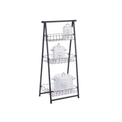 Shelves Black Iron 44 x 31 x 90 cm