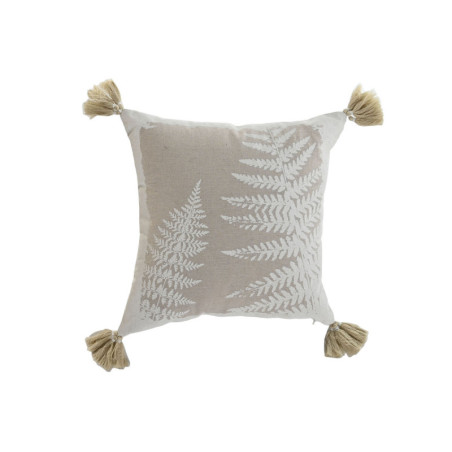 Cushion Home ESPRIT White Beige Printed Boho 45 x 45 cm